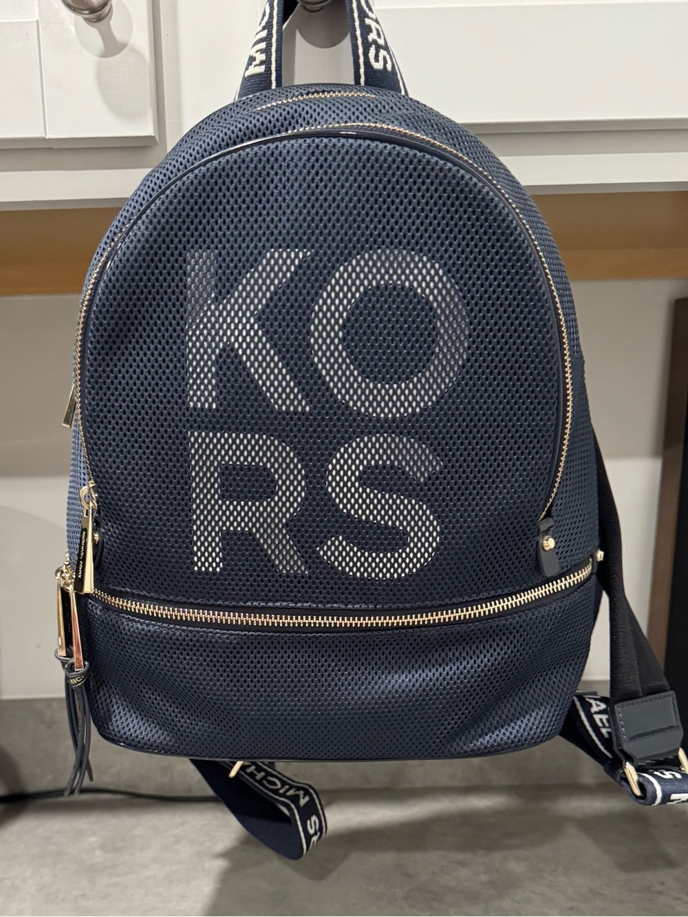 Michael Kors Rhea Zip Backpack in Admiral Blue! Excellent Condition.